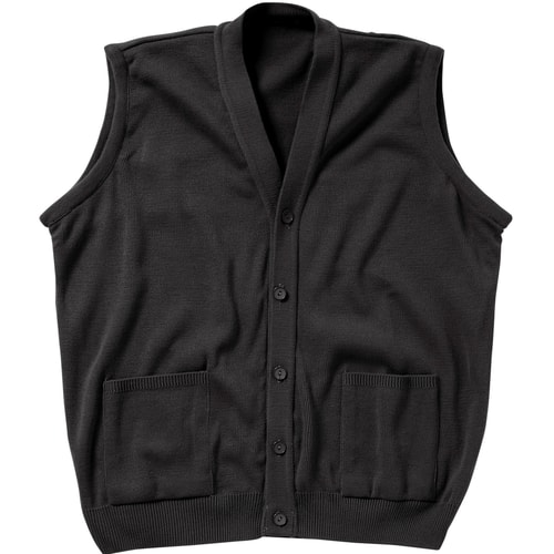 Cotton Valley ärmellose Strickjacke Schwarz